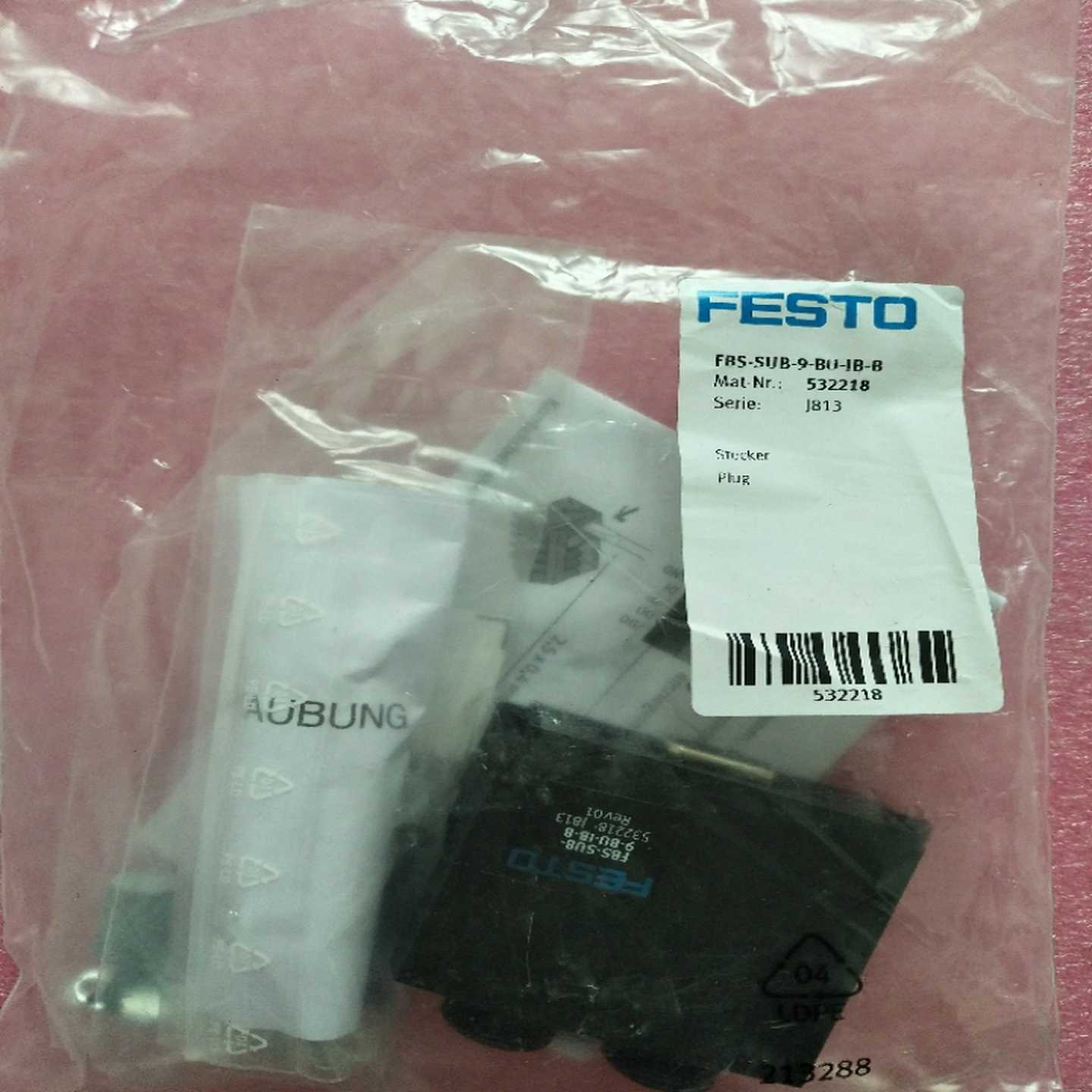 全新原装FESTO费斯托 FBS-SUB-9-BU-IB-B  532218 现货询价