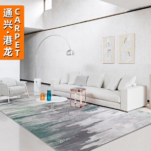 轻奢简约地毯客厅现代北欧沙发茶几毯卧室床边房间满铺家用大面积
