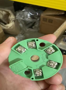 温度变送器模块，白色外壳绿色接线端子，4-20mA输出。适用--议价