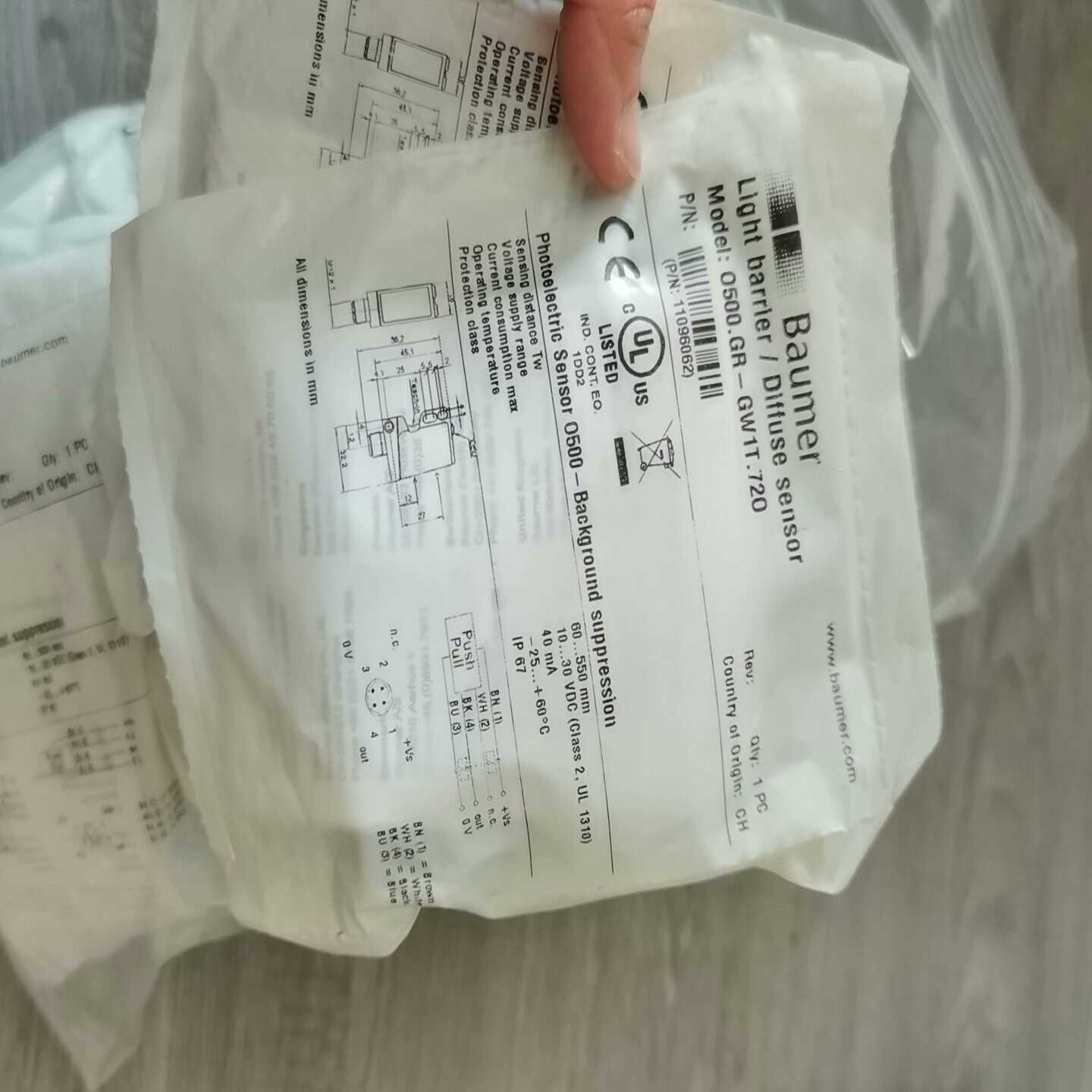 Baumer堡盟O500.GR-GW1T.72O漫反询价