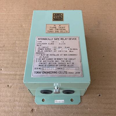 TORAY ENGINEERING SR11C INTRINSICALLY SAFE RELAY DEVICE SR11
