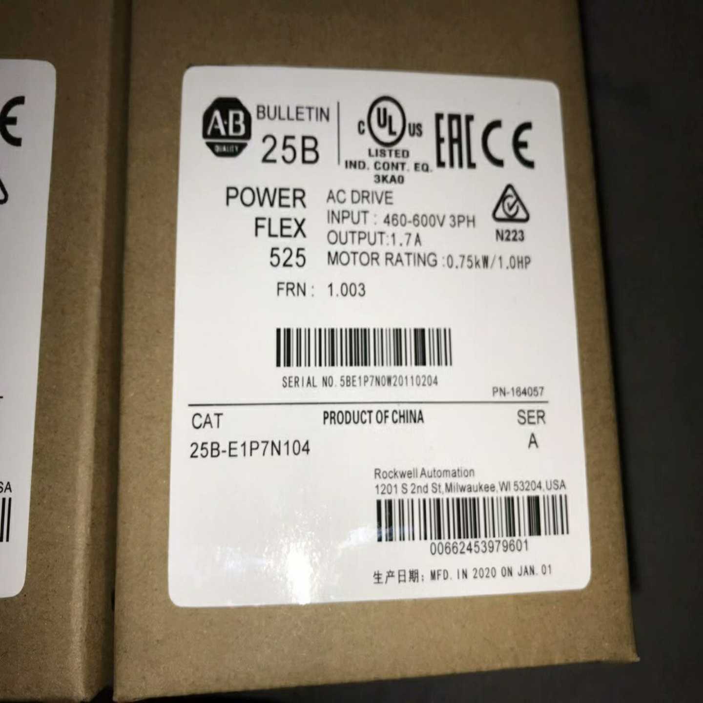 AB变频器25a/25b/25c-E1p7/E3P0/E4P询价