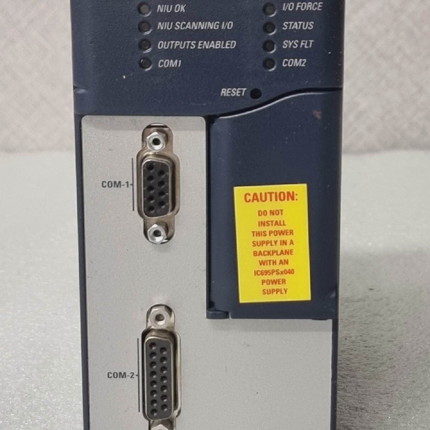 GE Fanuc IC695NIU001ACAB RX3i Ethernet NIU with TWO Serial P