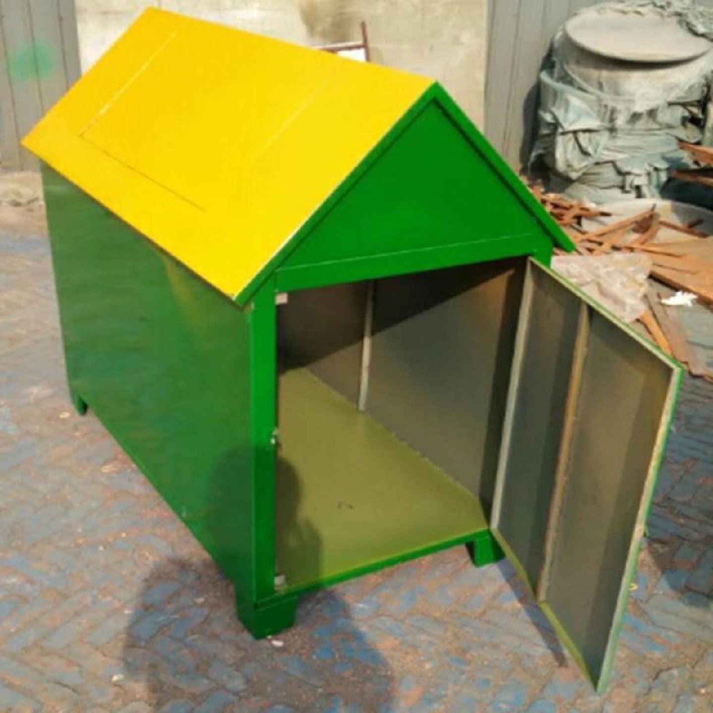 铁皮垃圾桶户外360升L环卫铁桶挂车物业工厂市政带轮盖大垃圾屋桶,家庭/个人清洁工具,淘宝优惠券,粉丝福利购,淘宝优惠卷