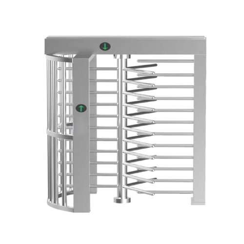 工地实名制通道全高旋转闸双通道十字闸机人脸识别门禁对接住建局