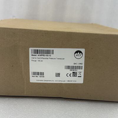 Neuf AUTOMATION COMPONENTS INC A  Wpr210010 WPR2100 Wet Diff