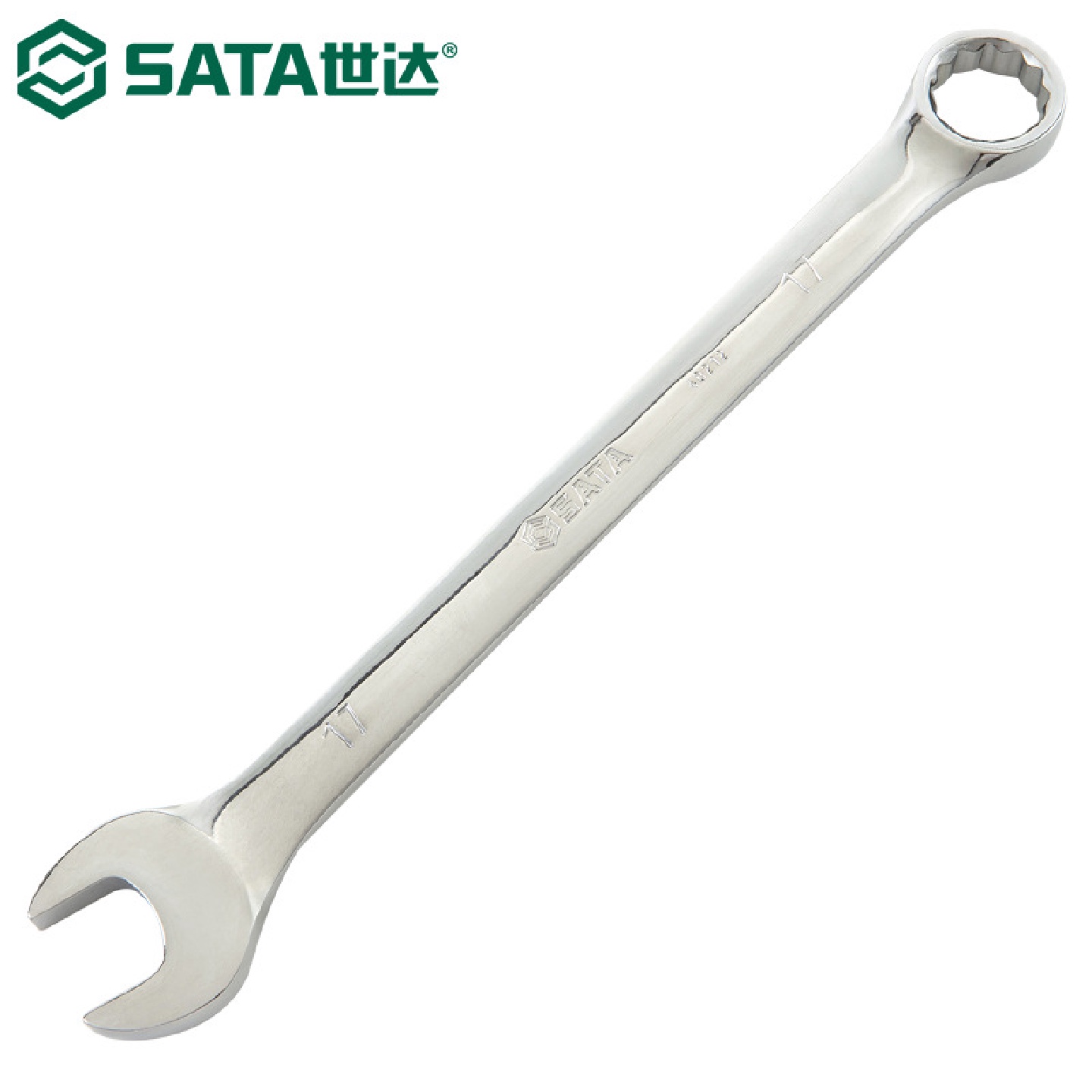 世达40214两用扳手全抛光梅花开口扳手梅开呆扳手扳子铬钒钢19mm