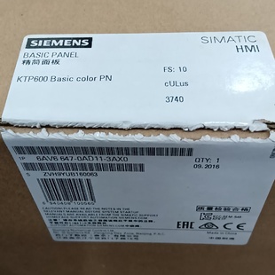 议价西门子SIMATICHMI触摸屏KTP600Basic议价