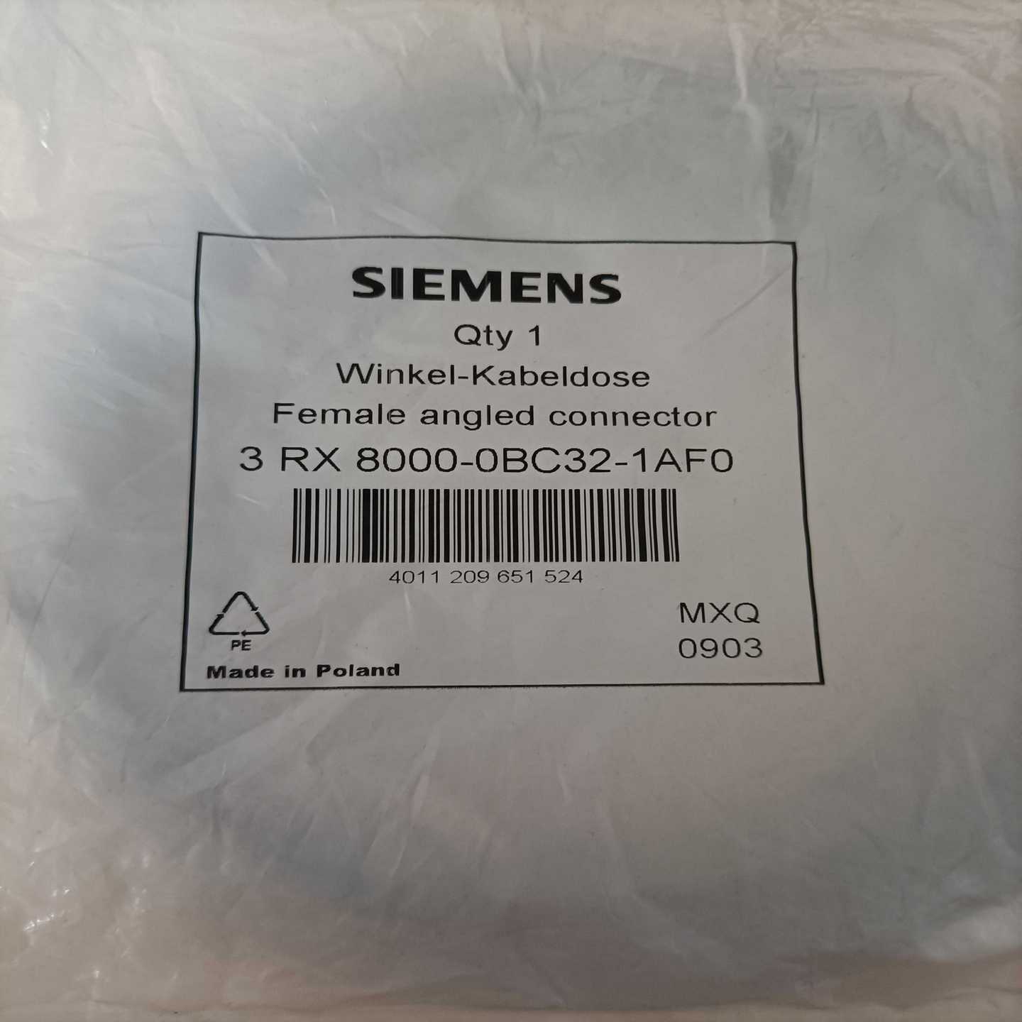 3RX8000-0BC32-1AF0西门子连接器原装正品现货