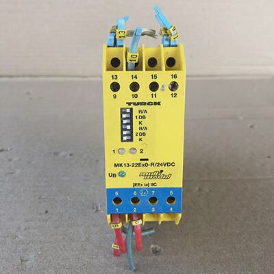 TURCK MK1322EX0R24VDC ISOLATING SWITCHING AMPLIFIER 2CHANNEL