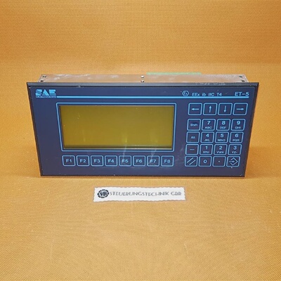 SAE ET5  EEx ib IIC T4 Bedienpanel