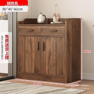 实木餐边柜厨房柜子储物柜家用橱柜客厅茶水柜简约现代靠墙置物柜
