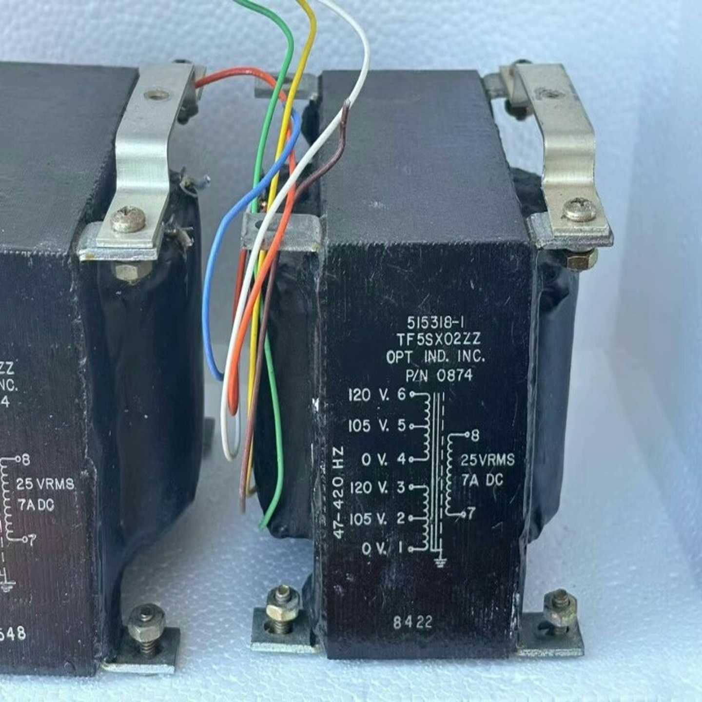 (重工机械)1212I机上拆下的25V7实机牛1对，国电225