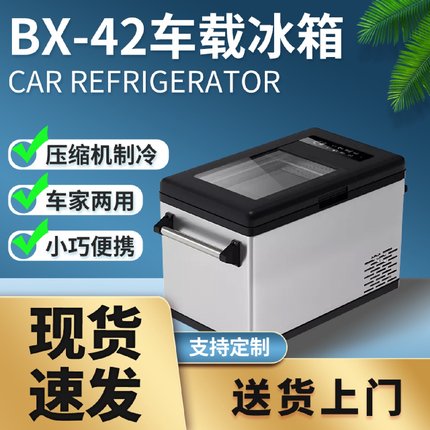 压缩机制冷车家两用车载电冰箱迷你小冰箱冷冻外贸直销