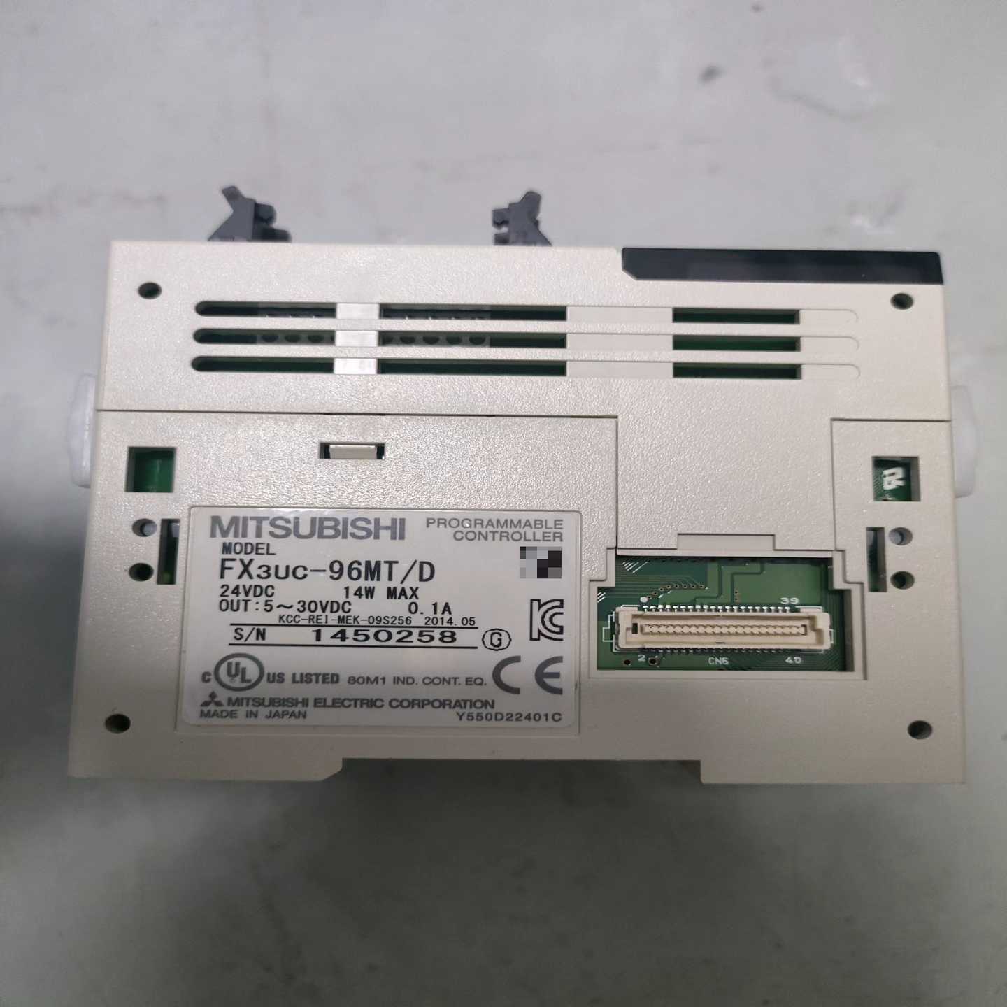 （请询价）三菱PLCFX3UC-96MT/D，二手拆机，成色漂亮，功