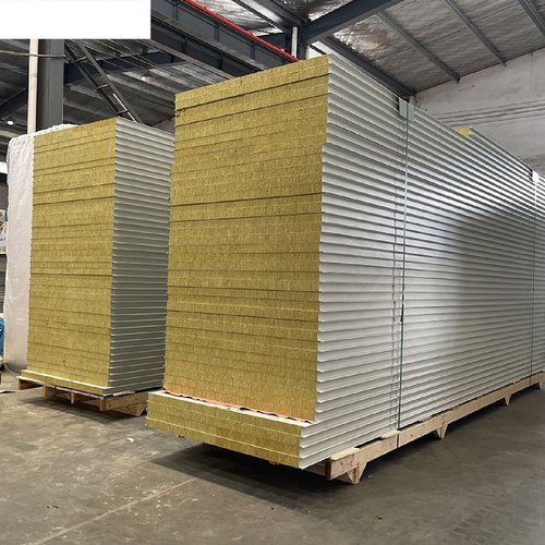 板房泡沫板围档机制岩棉洁净夹心板板隔音断防火板净化板保温复核