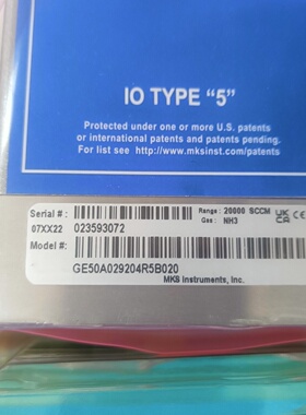 全新MKS计GE50A029204R5B020NH3议价