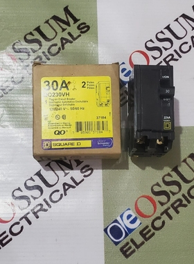 SQUAREDQO230VHCIRCUITBREAKER30AMP2POLEVOLTAGE120/240