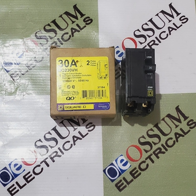 SQUAREDQO230VHCIRCUITBREAKER30AMP2POLEVOLTAGE120/240