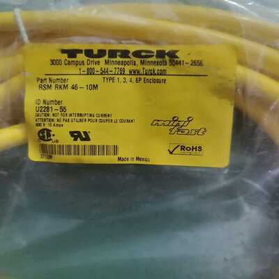 图尔克7/8连接线RSMRKM46-10MU2281-询价