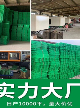 457cm植草格平口花口停车绿化护坡塑料植草格现货供应及时