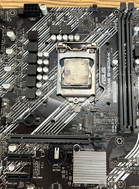 华硕B460MK板I310100U套装功能正常板-议价