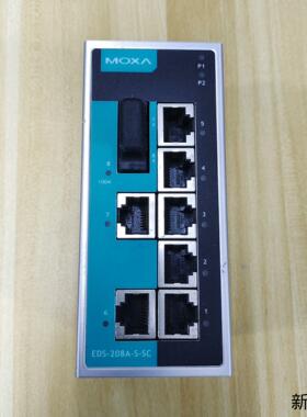 MOXA摩莎EDS-208A-S-SC百兆工业以太网交换机议价商品