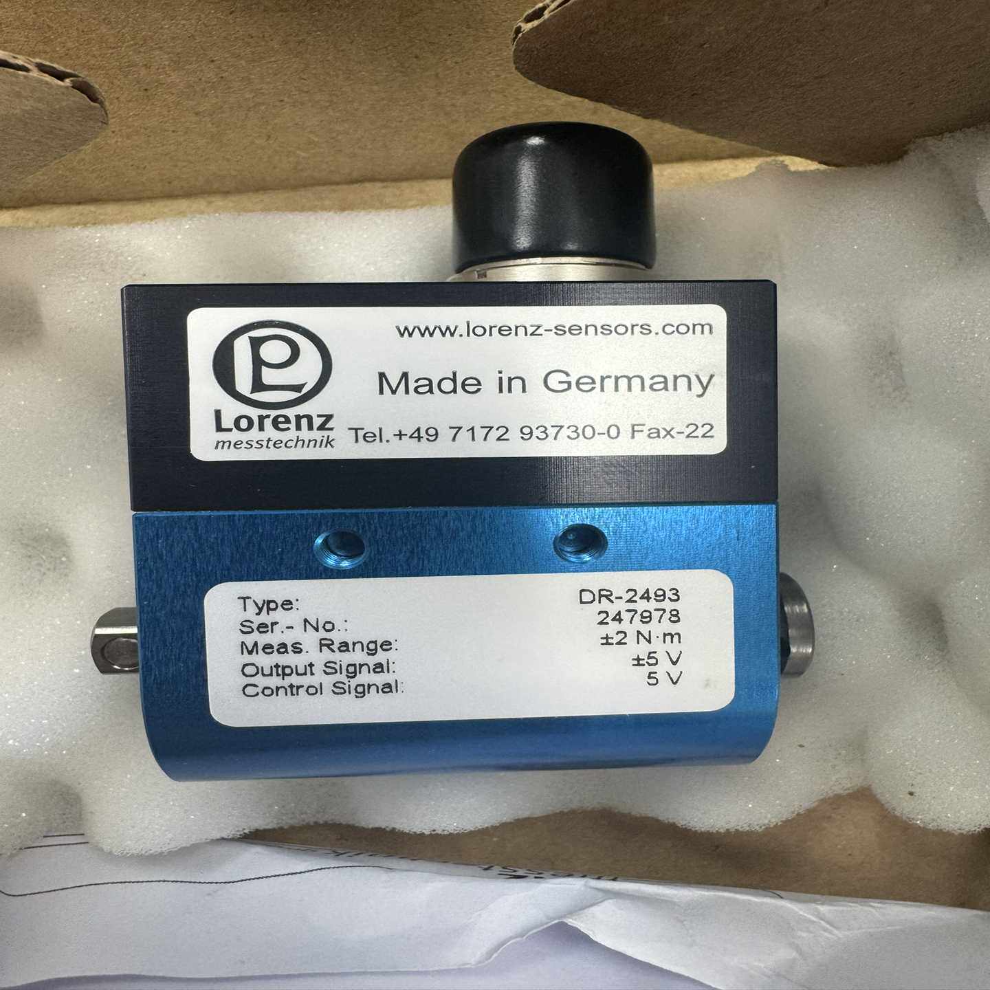 【全新原装】德国Lorenz扭矩传感器DR-2493-议价