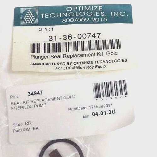 NEW OPTIMIZE TECHNOLOGIES 313600747 PLUNGER SEAL REPLACEMENT