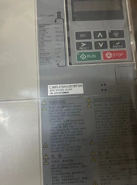 安川变频器CIMrEB4A0038FBA便宜卖