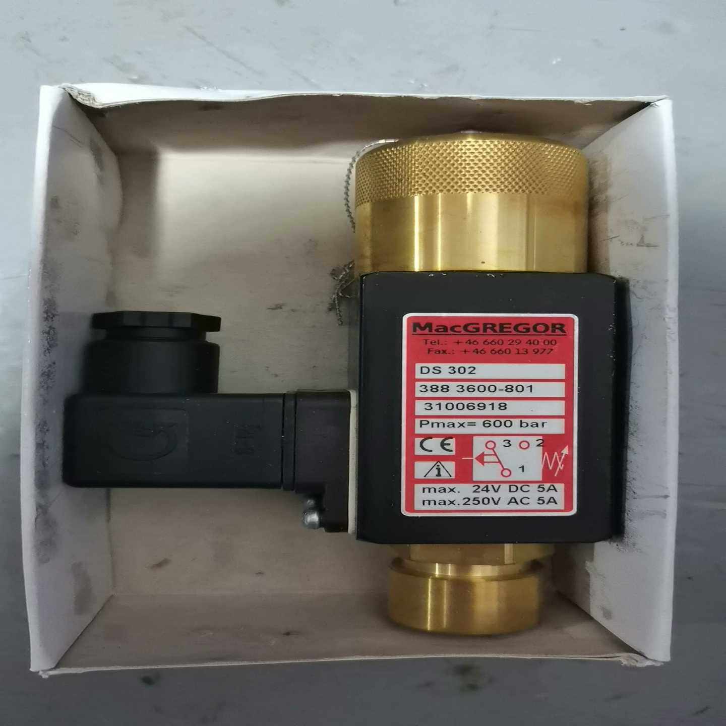 全新原厂件DS302压力开关,MACGREGOR3883