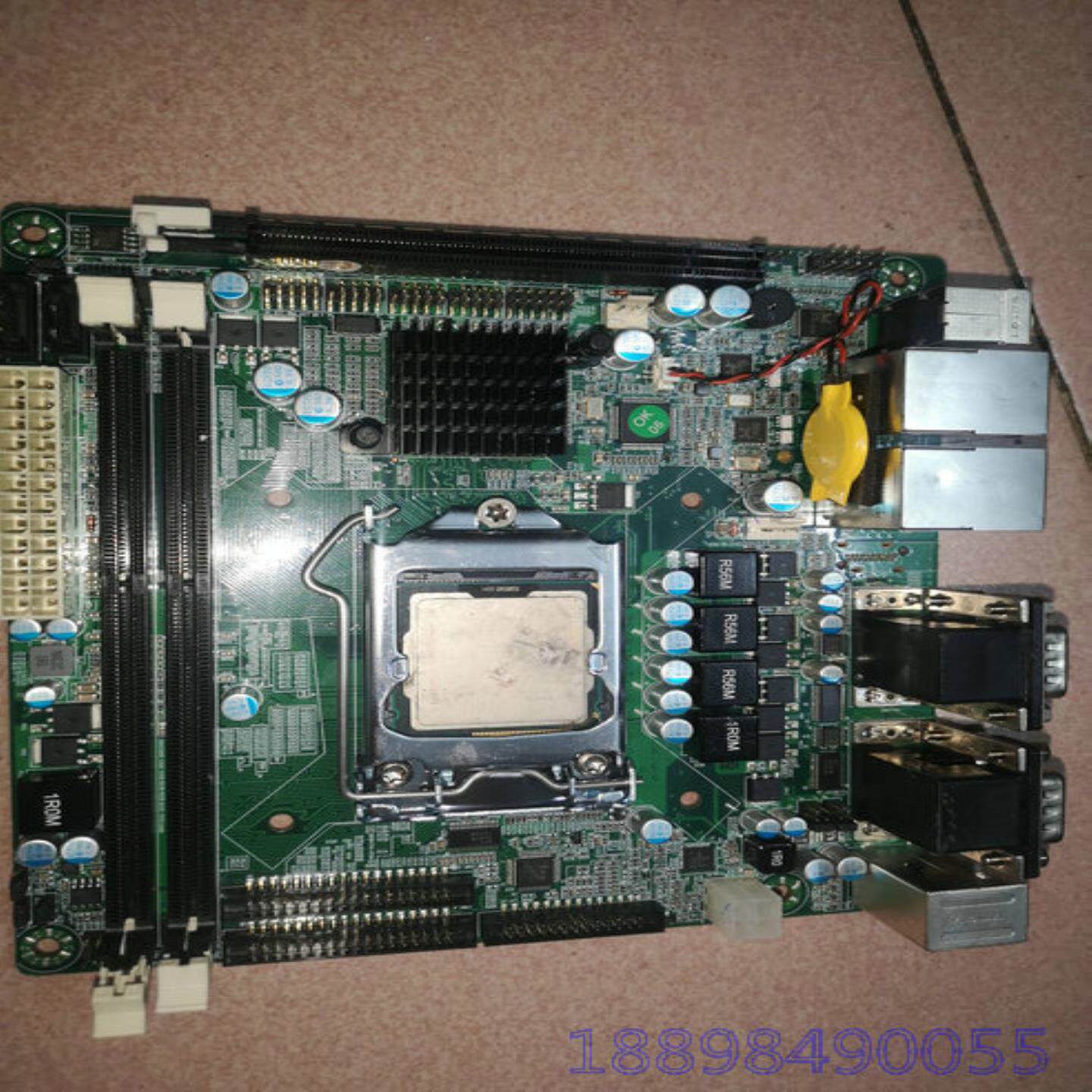 工控 TEB-M8302  ITX 17*17 1155主板 H61 10个COM 双网 TE8302M
