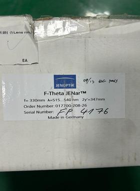 【请询价】德国JENOPTIK杰纳 F-Theta JENar激光聚焦