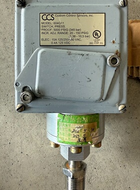 CCS压力开关604G11【议价】