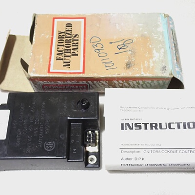 LH 33WZ513 CARRIER IGNITOR IGNITION MODULE LOCKOUT OEM NEW