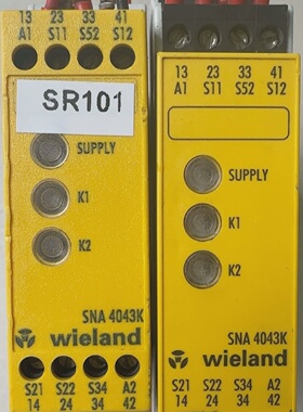 溢价-Wieland威琅SNA4943K安全继电器