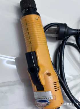 （议价）奇力速BSD-6600L电动螺丝批，黄色机身，带电源适配器和