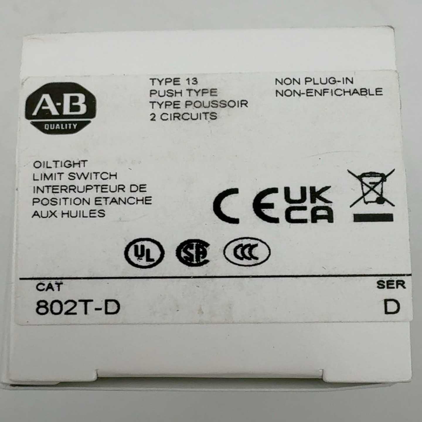 802T-D罗克韦尔AB802TD询价