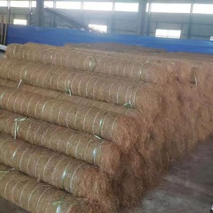 椰丝毯河道护坡抗冲毯植生毯矿山公路边坡绿化植物纤维毯生态环保