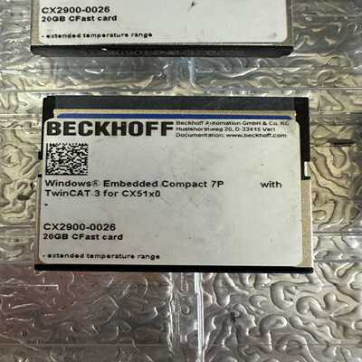 BECKHOFF倍福CFast储存卡20G  PLC内存卡