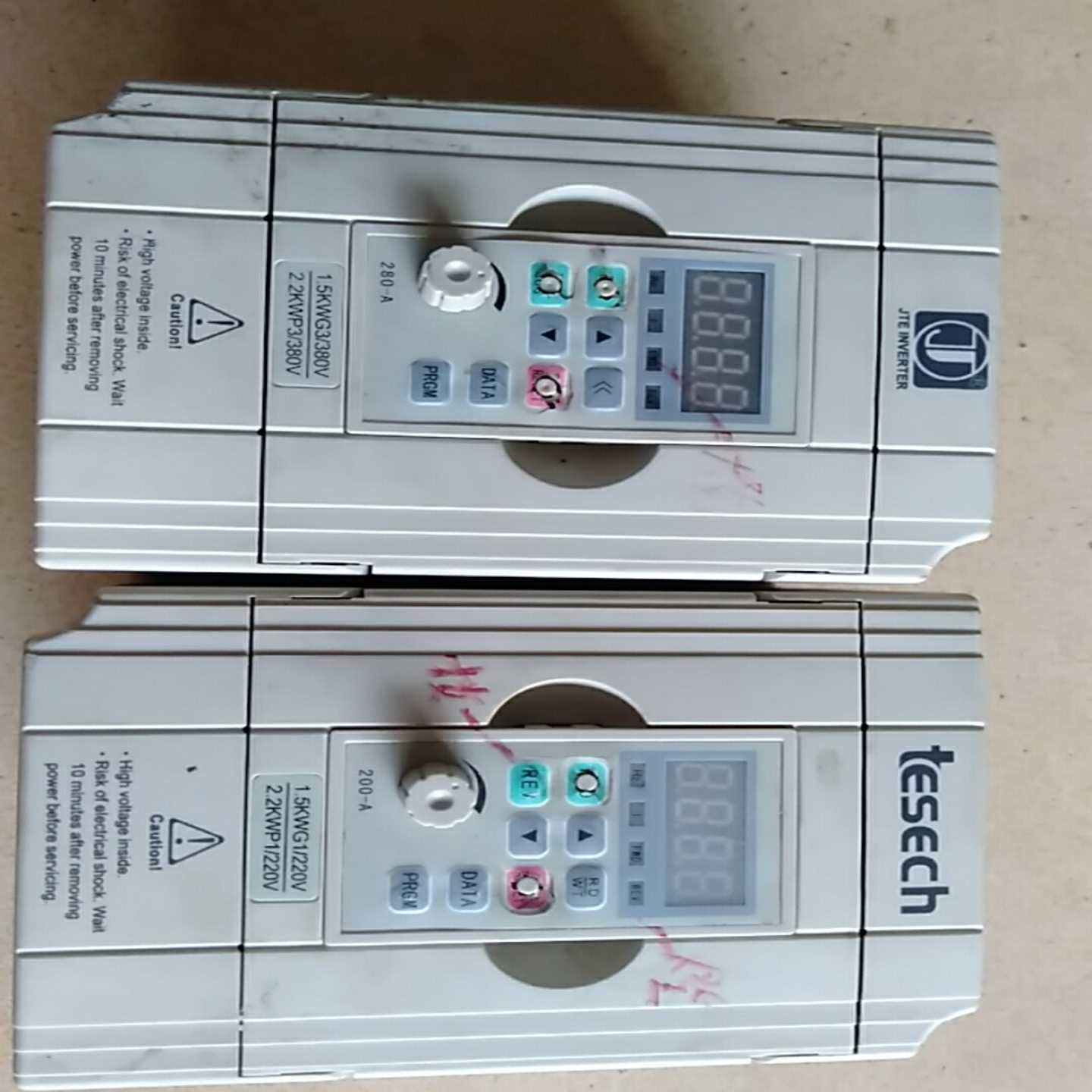 TCG台创TESECH变频器380V马达电机调速器1.5KW询价