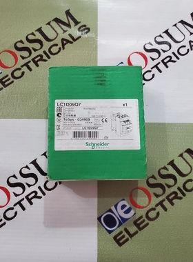 SCHNEIDERELECTRICLC1D09Q7POWERCONTACTOR9AVOLTAGE440V
