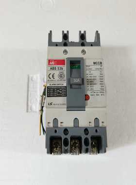 LS断路器ABS53B，50A，功能，成色如图所示，询价