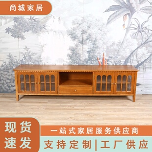 电视柜时尚 新中式 客厅家具小户型家用简洁电视柜