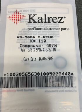 KALREZ AS568A ORING K 110 COMPOUND4079 2110 110K4079 122717