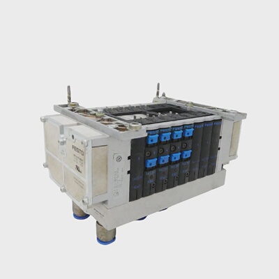 FESTO 4x 162550 4x 161362 VENTILINSEL used