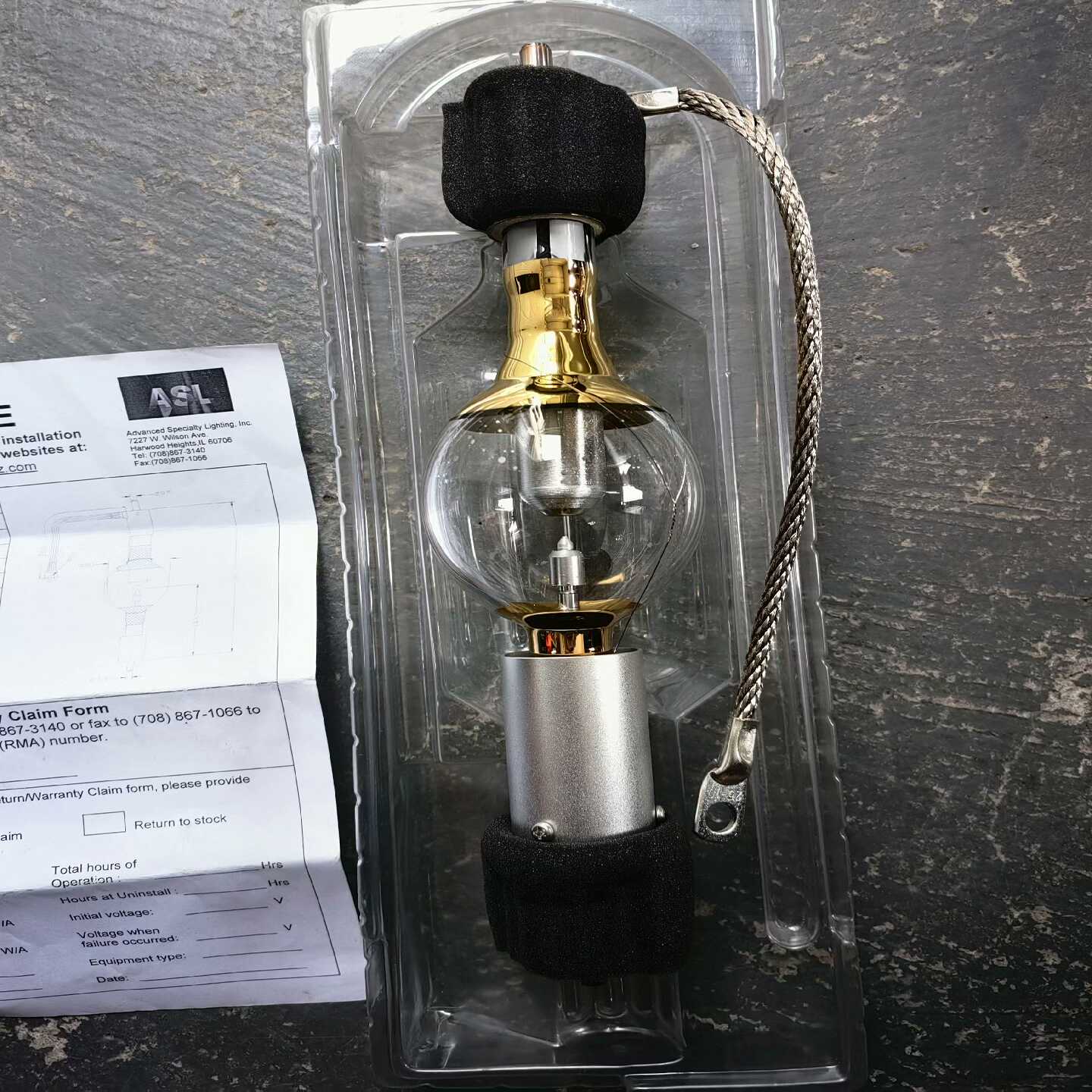 询价ASL球形氙灯，HVF5000-1C/R