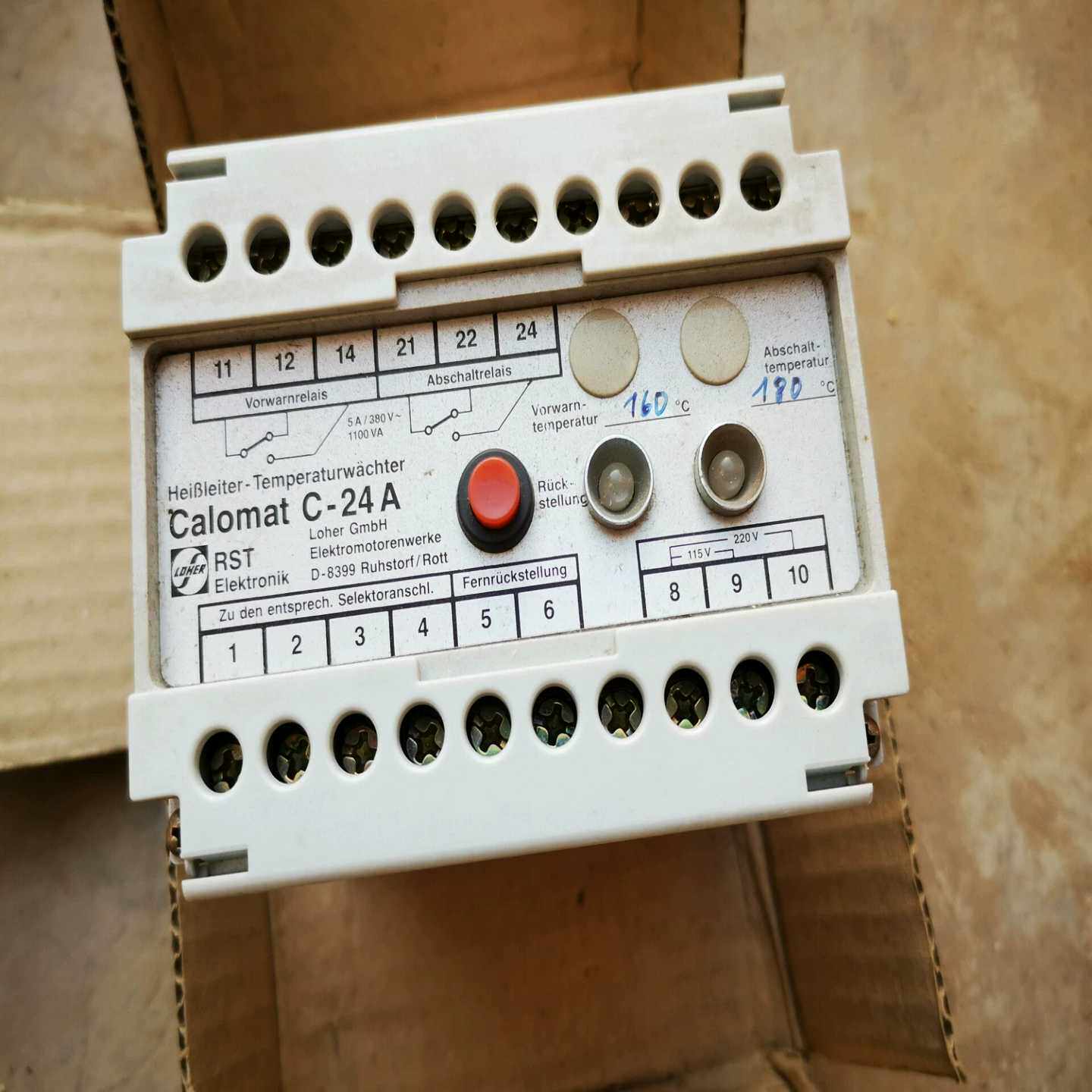 Calomat劳尔C-24A温度加热控制器两台德国Loh（佳毅工控）