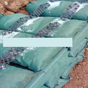 护坡生态袋河道防汛挡土园林绿化草籽植生袋边坡防护绿色土工布袋