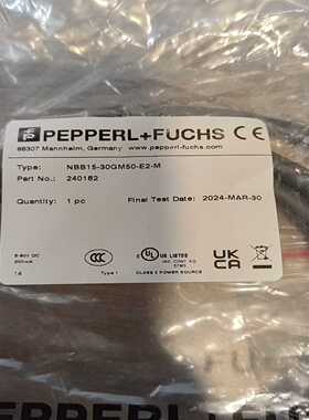 倍加福PEPPERLFUCHS光电传感器NBB15-30G--议价商品
